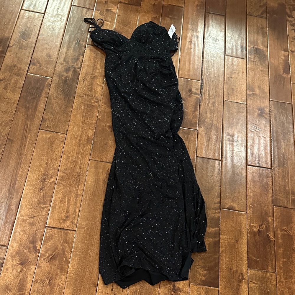 Windsor Black Dress with Glitter size medium - Picture 6 of 7